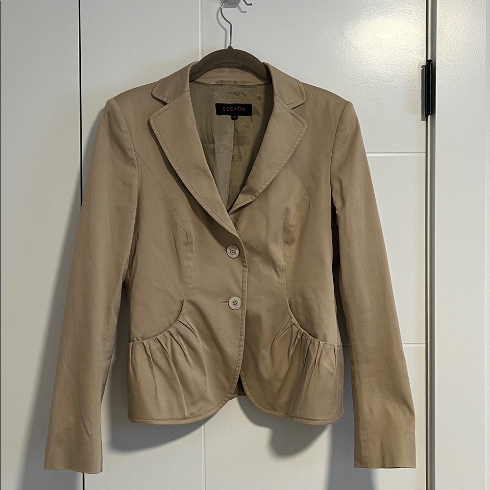 Escada Tan Blazer